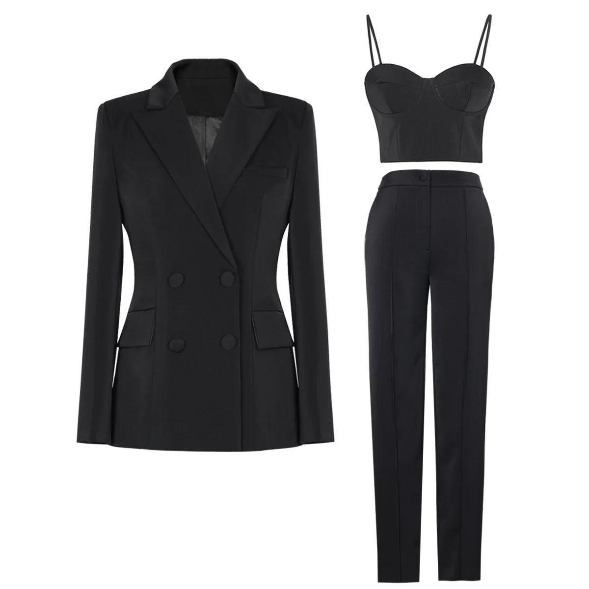 Black Scarlet Prestige Suit - Yaldah Issa