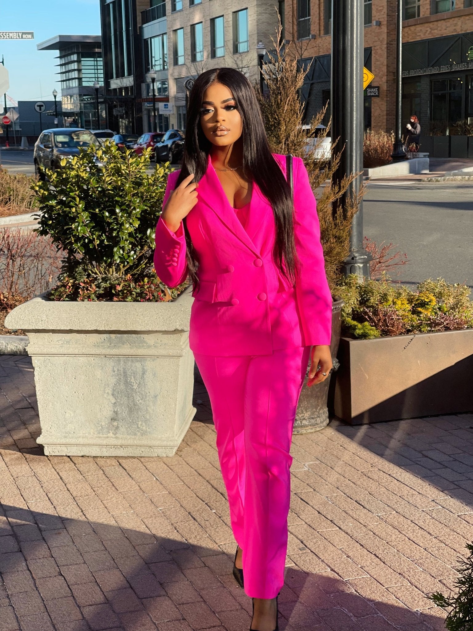 Fuschia Scarlet Prestige Suit